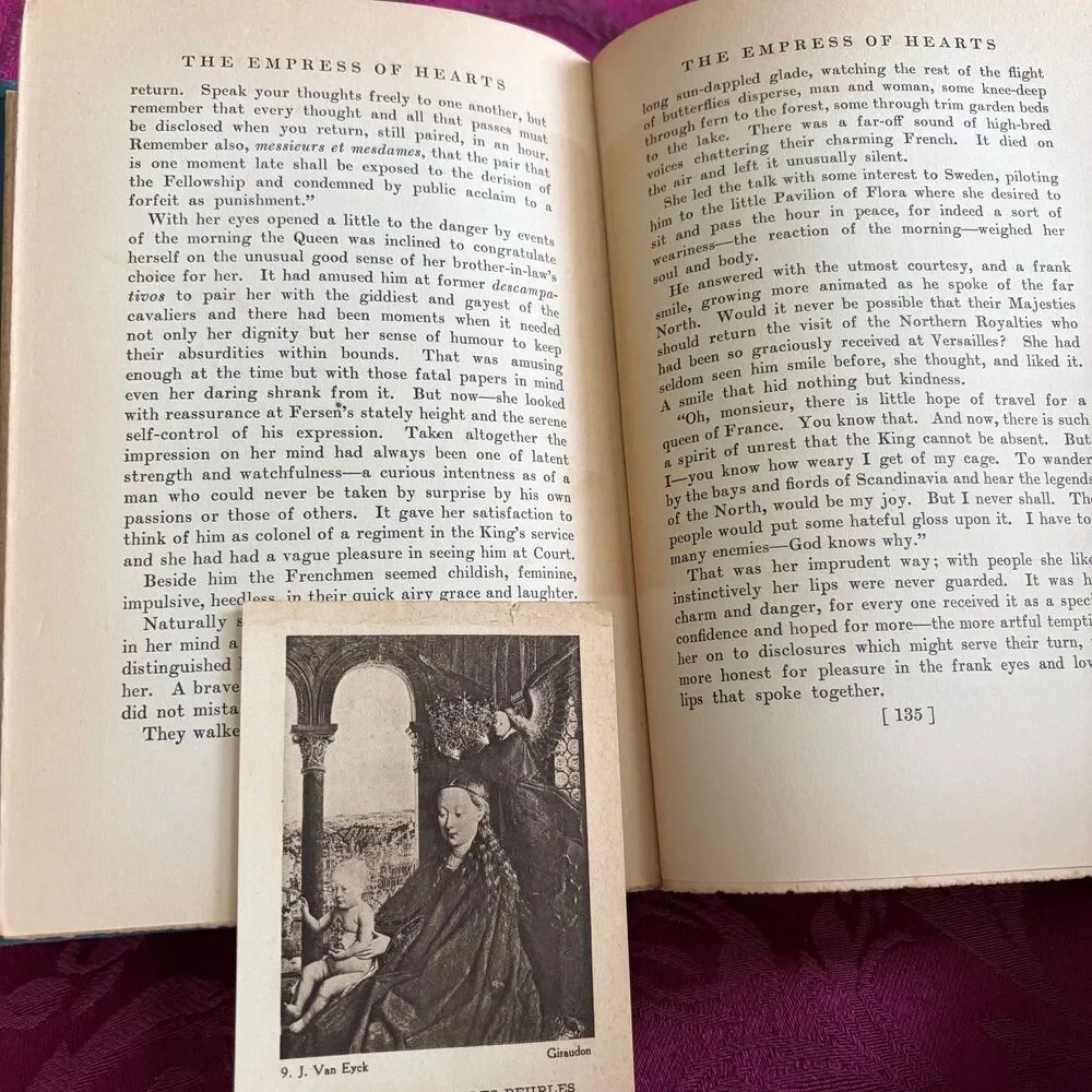 1928 The Empress of Hearts by E. Barrington, Vintage Book, Marie Antoinette